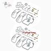 Carburetor Repair Kit GASKET for Honda  CRF250R CRF250X CRF450R CRF450X CRF250 CRF450 CRF 250 450 R X 250R 250X 450R 450X