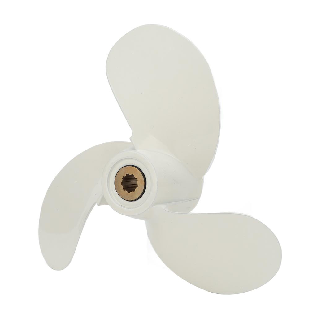 Морской гребной винт 7 1/4 дюйма 6L5‑45943‑00‑EL 9 шлицев 3 лопасти Замена гребного винта для лодочного мотора 2,5 л.с. 3 л.с. F2.5A 3A