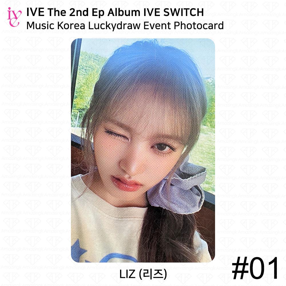 IVE Второй EP-альбом IVE SWITCH MusicKorea Lucky Draw Фотокарточка Polaroid KPOP