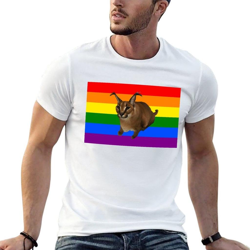 big floppa pride TShirt Lightweight Print TShirt
