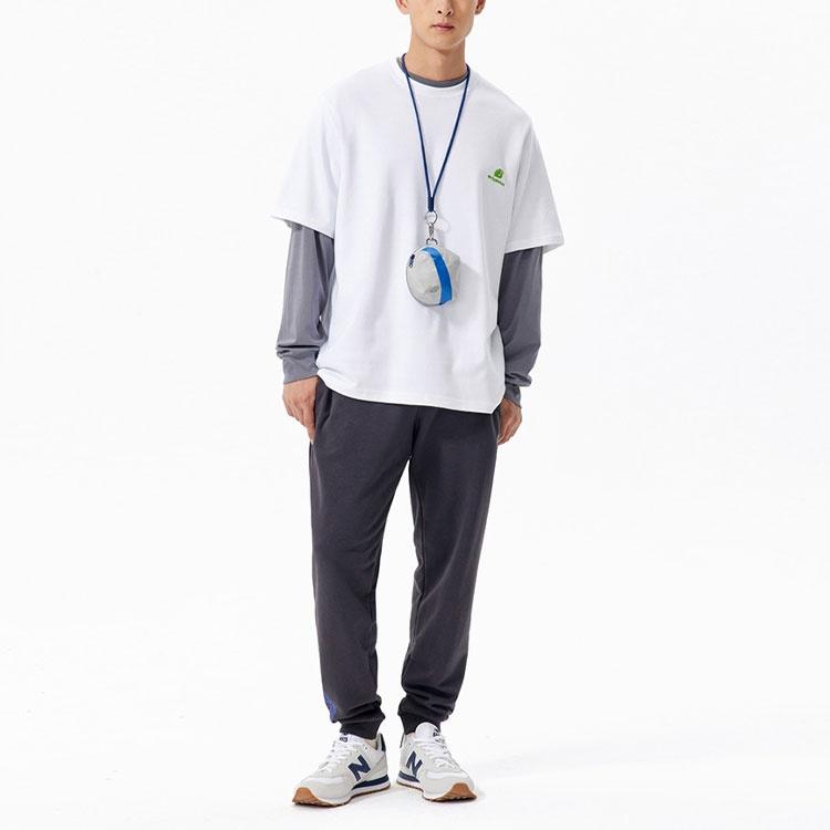 New Balance x Nice Rice Logo Tee Asia Sizing 'White' Men's AMT22380-WT