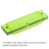PATIKIL Clear Variety Translucent Harmonica 10 Holes Green ABS Harp Mouth With PVC Box Beginners To Musical Instruments Education Adult Professional