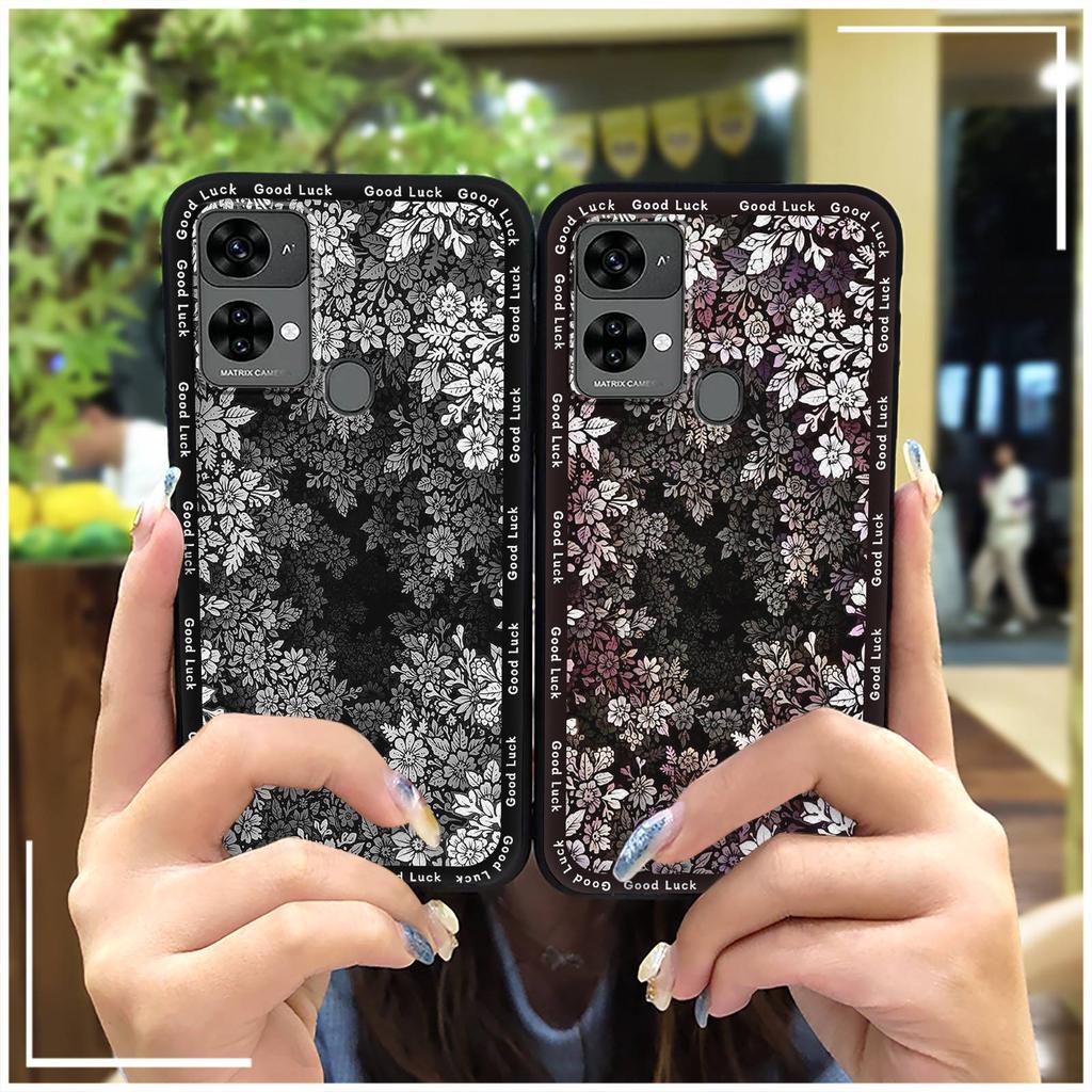 Protective Soft Case Phone Case For Oukitel C33 Anti-knock Anti-dust TPU Full Wrap Cute Graffiti Silicone Durable