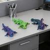 3D Printed Chameleon Articulated Lizard Model with Movable Joints Flexible Chameleon Fidget Toy for Stress Relief Home Office Desk Decoration