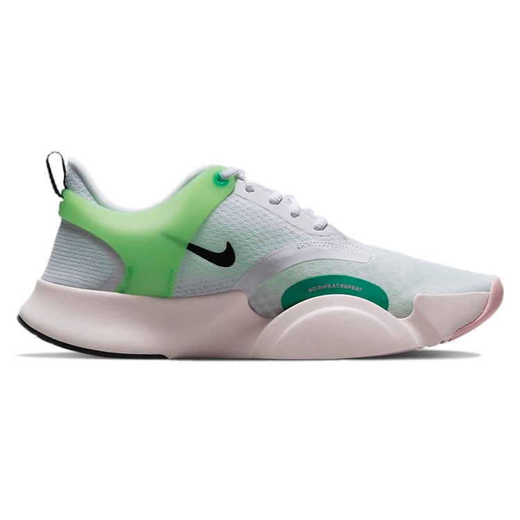 Nike Женские кроссовки SuperRep Go 2 White Green Strike черные CZ0612-136