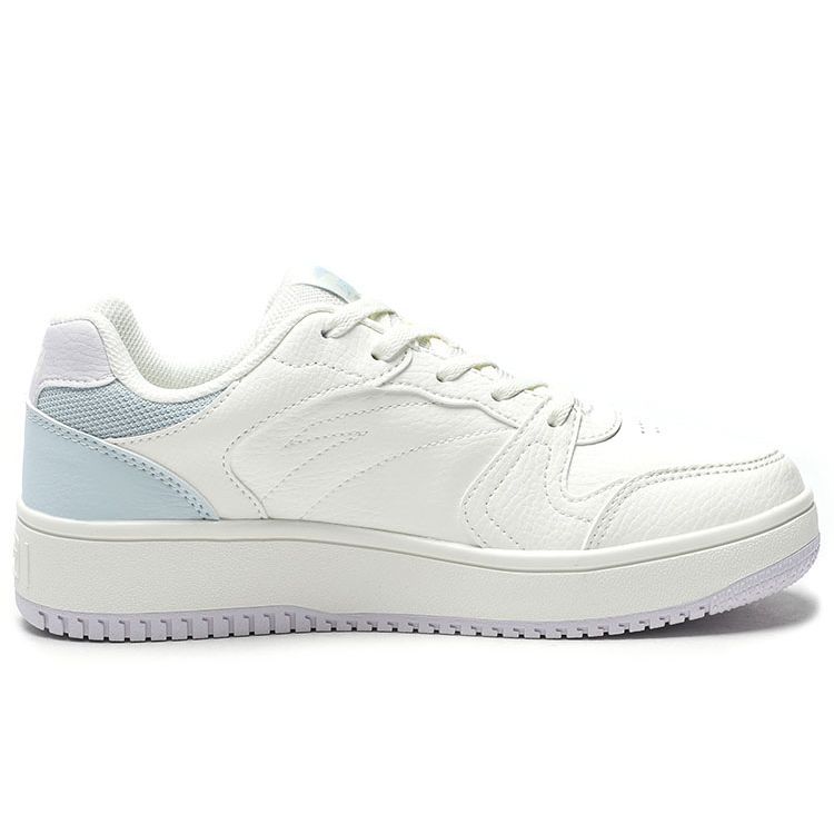 Anta Little Inspiration Non-Slip Lightweight Low-Top Skate Shoes Women Sneakers White Blue Purple 922518068F-1