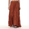 Fluttering Draping Pressed Wrinkled Half-body Skirt Plus Size Women's Skirt Loose Oversized Swing Skirt