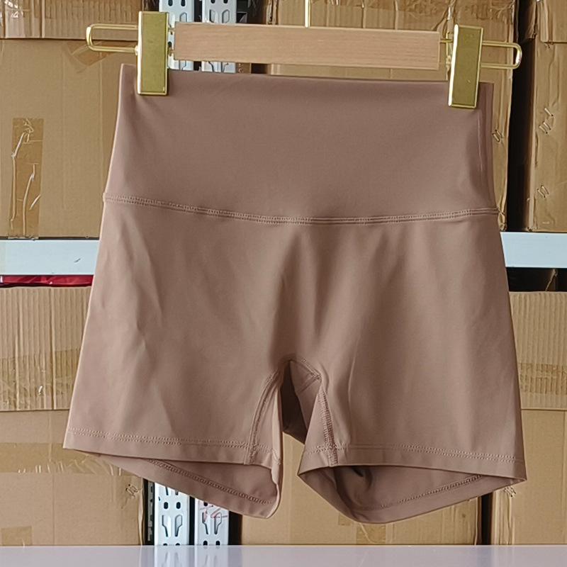 Женские шорты для йоги с высокой посадкой, нейлон, облегающие, высокая эластичность