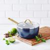 GREENPAN PADOVA SAUCEPAN (18CM) Dishwasher Oven Safe PFAS-Free Blue