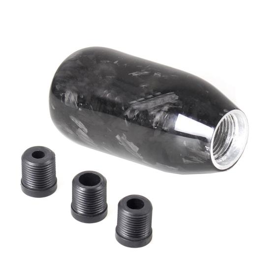 Ручка переключения передач Неровный рисунок ковки Легко держать в руке Эллиптическая шаровая шестерня из углеродного волокна