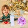 3D LED Christmas Lantern Handheld DIY Xmas Tree Lantern Kit Light-up Kids Craft for Christmas Party Home Decor