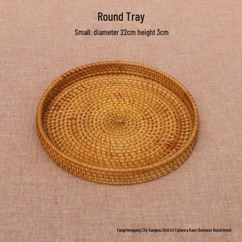 Плетеная корзина для фруктов в европейском стиле, журнальный столик - современный декор для гостиной