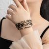 Hand Jewelry MultiLayer Bangles Charm Magnetic Bracelet Vintage Leopard Leather Bracelets Gifts