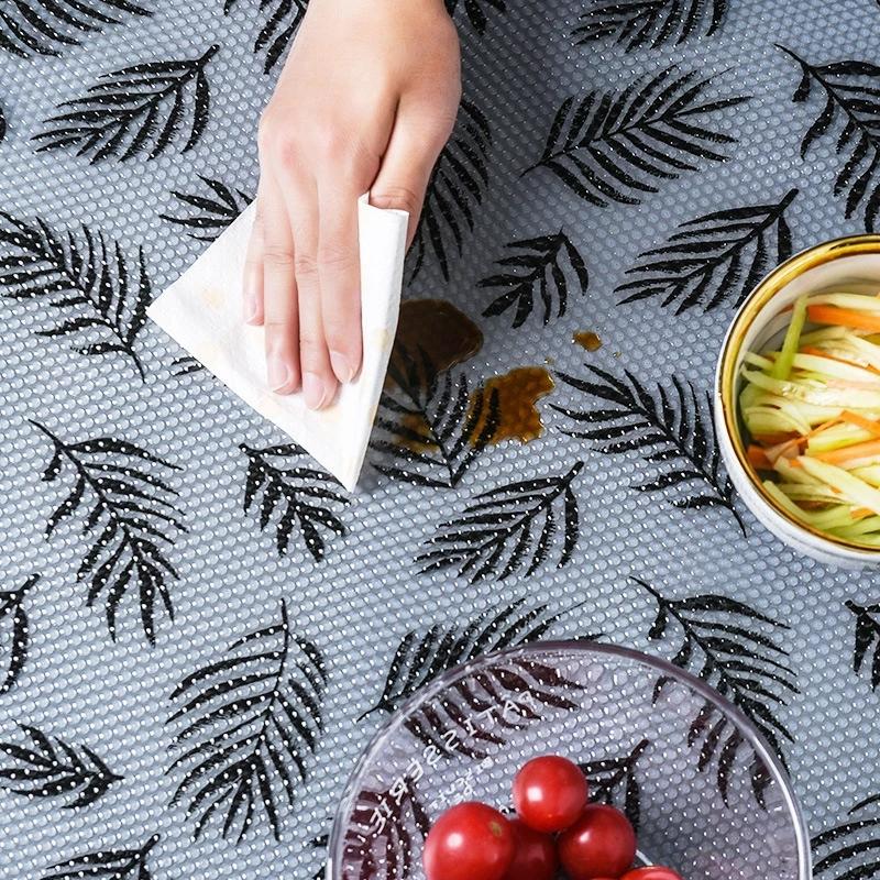 EVA Semi Transparent Cabinet Liner Waterproof Oilproof Moistureproof Drawer Mat Kitchen Wardrobe Table Pad for Cupboard Refrigerator