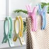 1-4Pcs Large Beach Towel Clips Plastic Reusable Non-Slip Fixed Laundry Sunbed Lounger Clothes Pegs Home Bathroom Organization