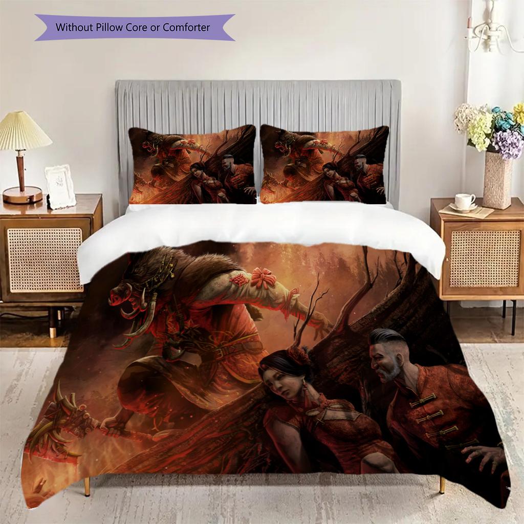 Assassin'S Odyssey Hidden Blade Threepiece Set 1 Duvet Cover 2 Pillowcase Without Core Soft And Comfortable Bedding Set