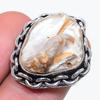 Biwa Pearl Gemstone 925 Sterling Silver Jewelry Ring Size 6.5