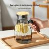 Термостойкий боросиликатный кувшин YIHUTEA с крышкой-фильтром