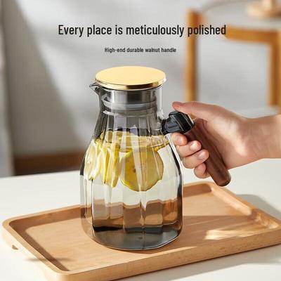 Стеклянный кувшин для воды YIHUTEA из высокоборосиликатного стекла