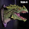 Sprayer LED Dragon Head Hanging Lamp Lantern Wall Lamp Resin Dinosaur Crafts Halloween Decoration Pendent Lamp