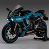 1/12 Yamaha YZF-R1M Alloy Racing Motorcycle Model Diecast Street Sports Motorcycle Model Simulation Sound and Light Детские игрушки Подарок