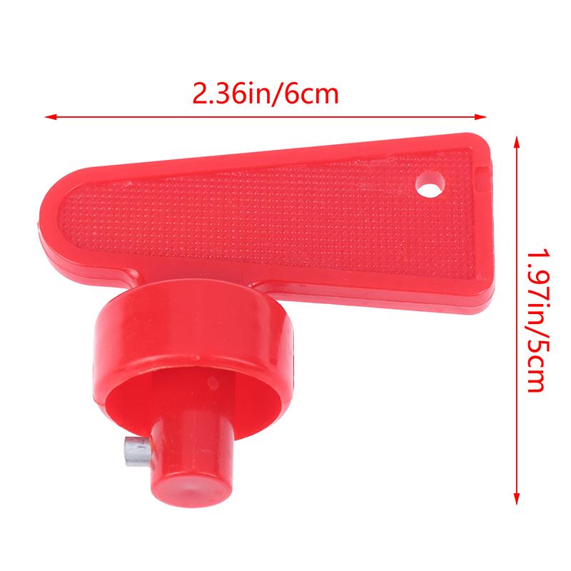 2Pcs Plastic Keys Spare Key Cut Off Switch Key For Battery Isolator Switch Power Kill Cut Off Switch Car Van Boats Switch Keys