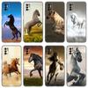 Чехол для телефона Runing Animal Horse для Xiaomi Redmi Note 7 8 8T 9 9S 10 10S 10T 11 11S 4G 11E 11T Pro 5G, мягкий черный чехол из ТПУ
