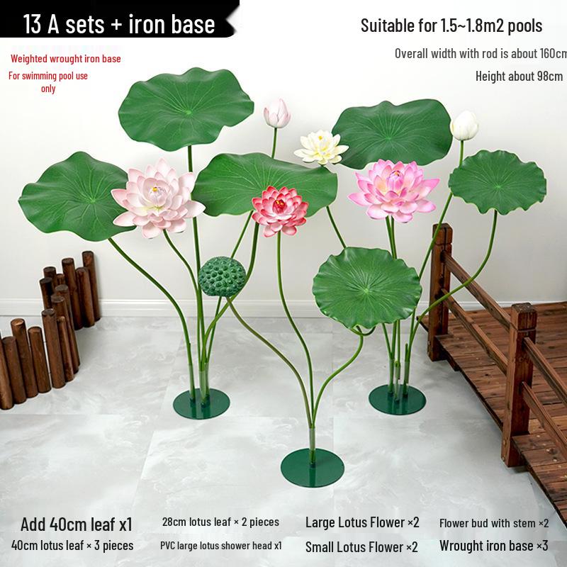 Танцевальные реквизиты «Цветок лотоса и лист лотоса» из ЭВА для декорации сценического оформления пруда