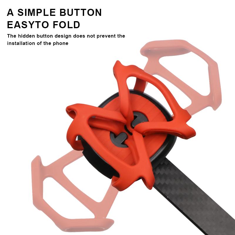 Держатель для телефона на велосипед, противоударный, вращающийся на 360 градусов, регулируемый, поддерживающий GPS-стенд, кронштейн для компьютера на шоссейном велосипеде, основание счетчика