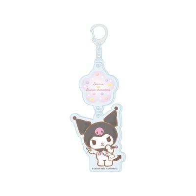 Сиротан x Персонажи Sanrio 05 Куроми [Иллюстрация-коллаборация] Связанный акриловый брелок