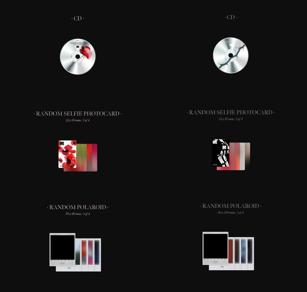 JISOO - JISOO FIRST SINGLE ALBUM + Folded Poster [Korean Edition] BLACKPINK (Red+Black Ver. SET, 2 Folded Posters)