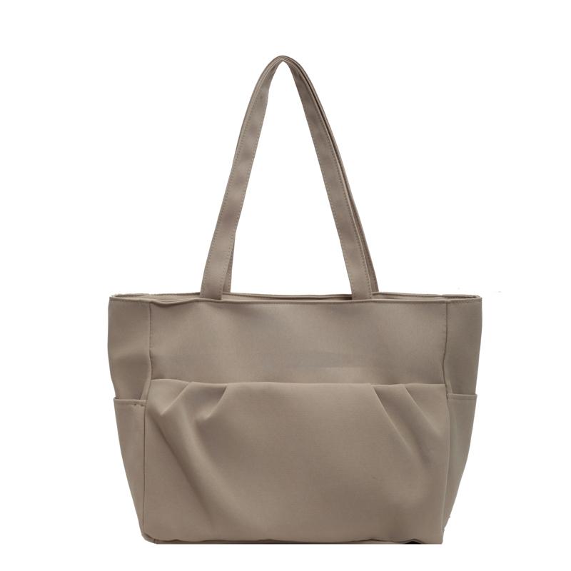 Холщовая сумка женская сумка через плечо большая вместительная сумка для поездок на работу однотонная сумка