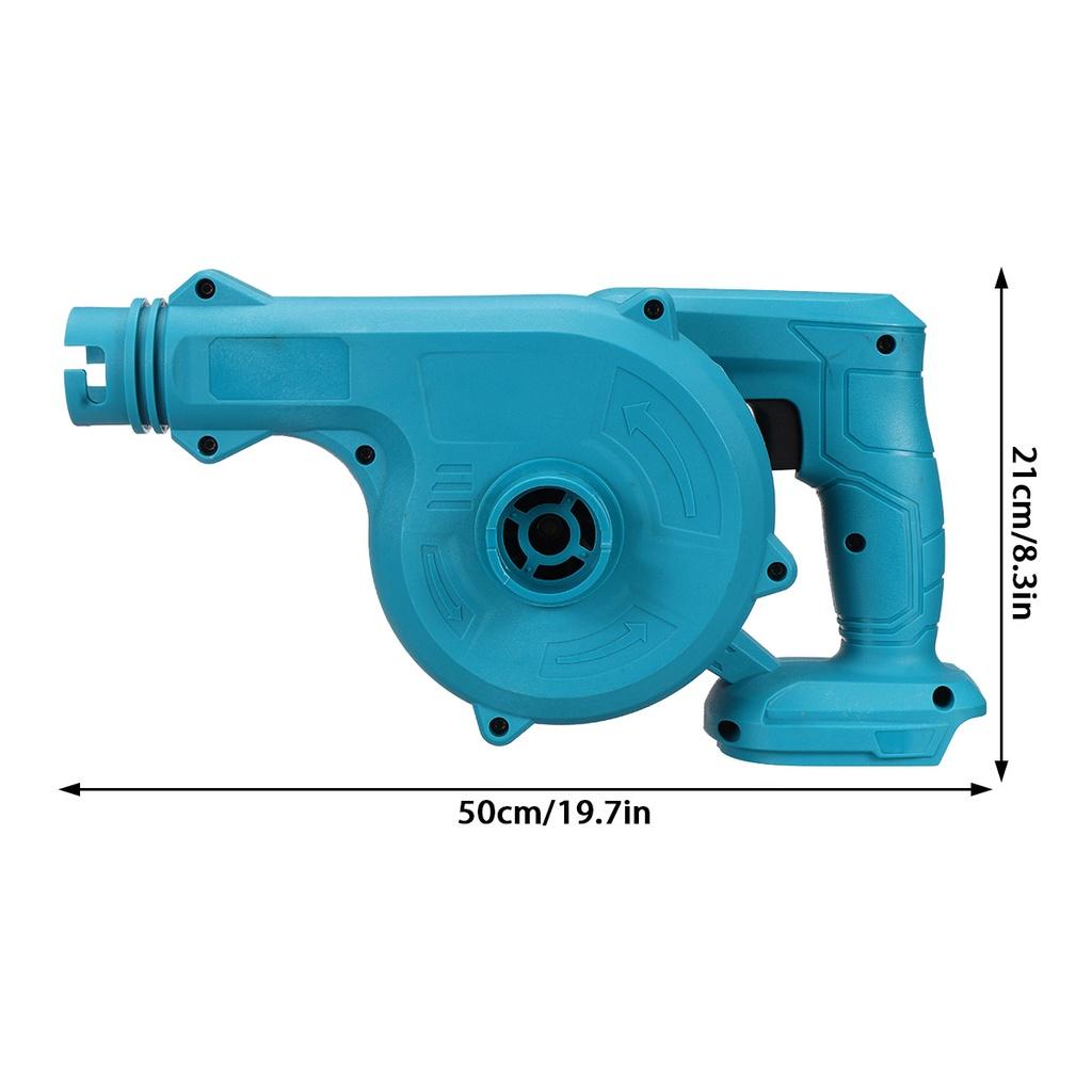 1600W Electric Air Blower 2 In 1 Blowing and Suction Leaf Blower Cordless Dust Cleaner Collector For Makita 18V Battery