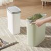 Household Trash Can Without Press Ring Bathroom Plastic Modern Large Capacity Living Room Kitchen Lid Waste Rubbish Garbage