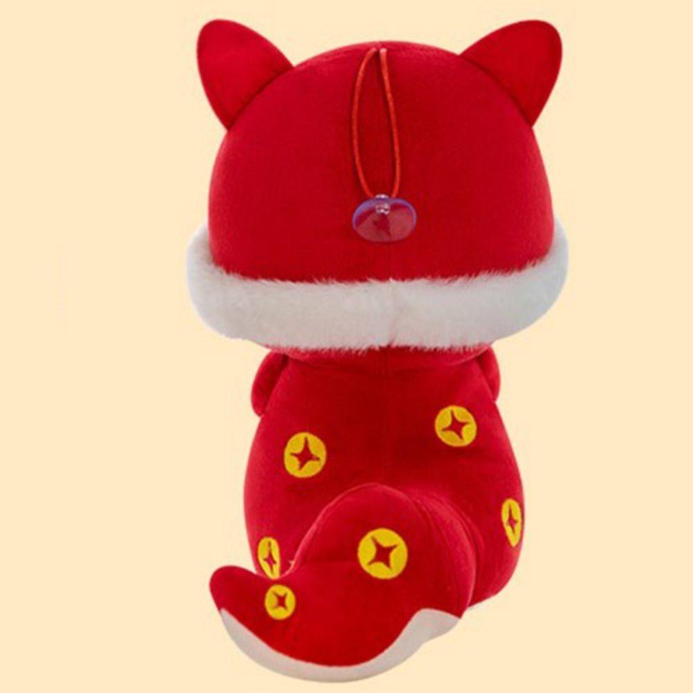 Chinese Style Wealth Snake Year Mascot Toy Big Eyes Lucky Snake Doll keychain  Birthday Gifts