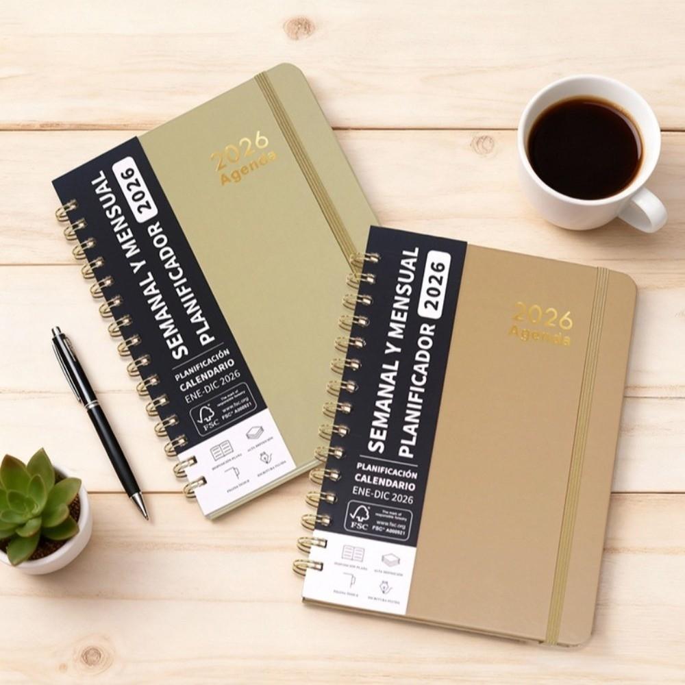Essential Self-Tracking Diary Book 2026 Time Management Planner Students
