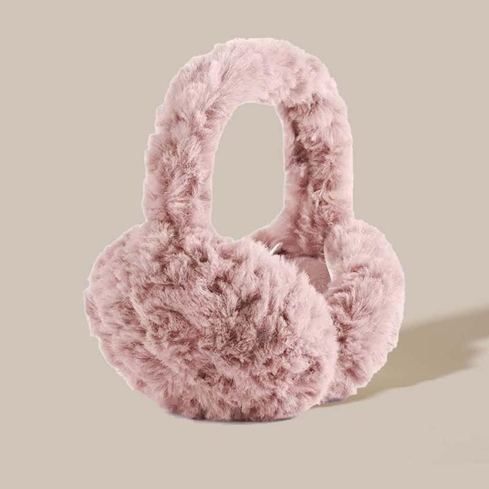 Плюшевые Складные Защитные Накладки для Ушей Ветрозащитные Зимние Утепленные Накладки на Уши Модные Однотонные Наушники Лыжные