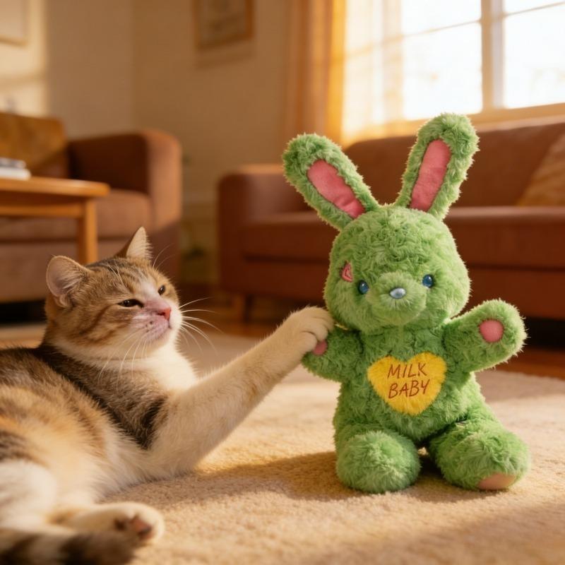 День Святого Валентина Пасхальный Кролик Мягкая Обнимательная Плюшевая Игрушка Медведь с Пушистой Шерстью Очаровательный Сердечко Мягкая Игрушка Кролик Романтический Подарок