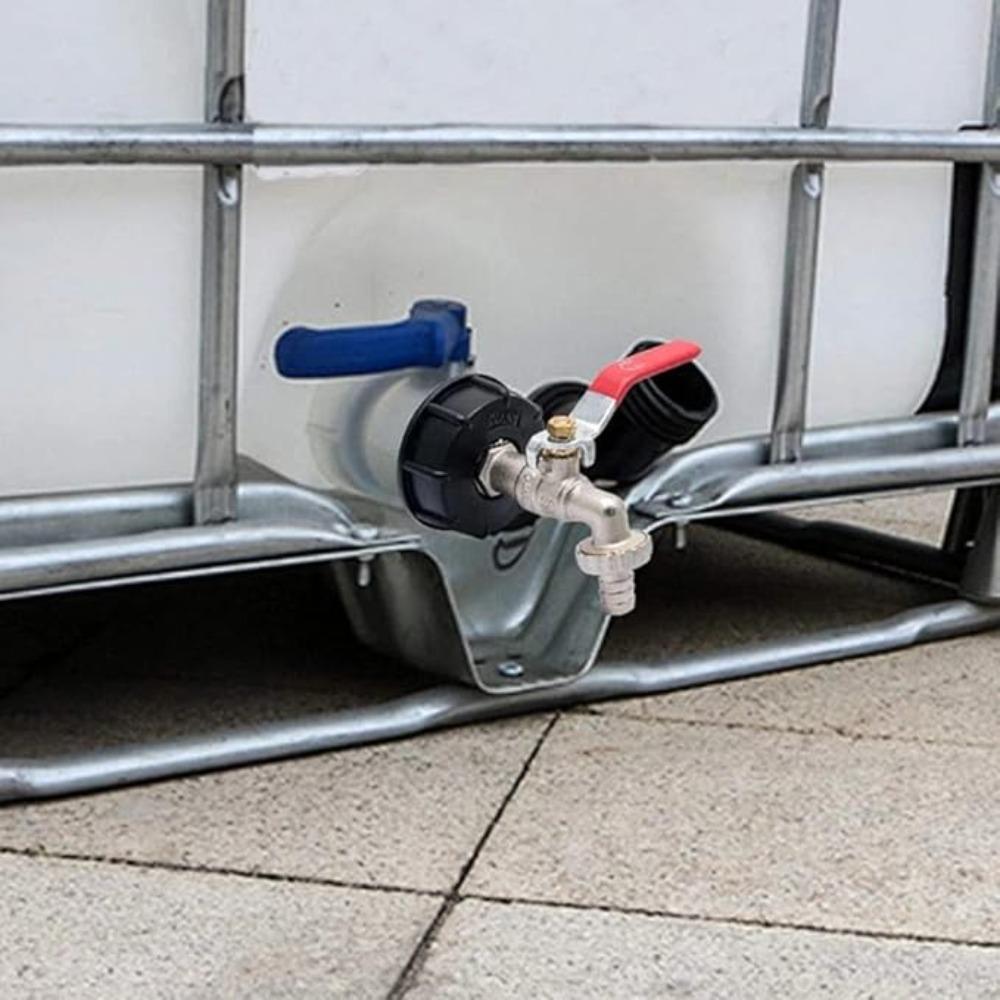 Прочный адаптер для крана IBC-бака S60*6 с крупной резьбой на 1/2'' 3/4'' соединительный элемент для замены клапана для сада и дома кран