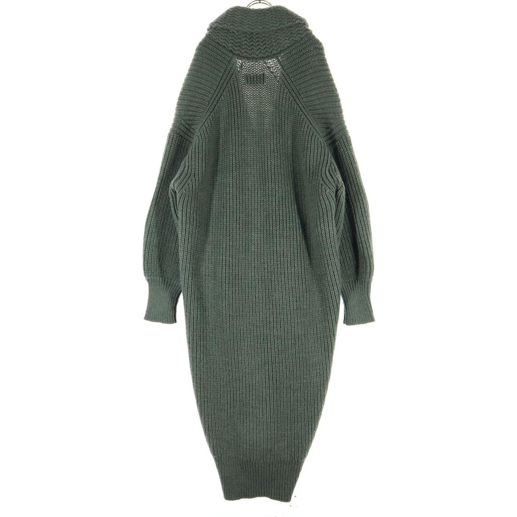 ETRE TOKYO Вязаное пальто с длинным рукавом F серый UNITED ARROWS united arrows Женское Б/У