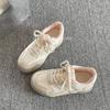 Thick-soled Little White Shoes Women's Spring Mesh Breathable Versatile Casual Sports Board Shoes
