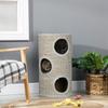 Cat Climbing Frame, Covered with Sisal, Cosy Platform - Light Grey