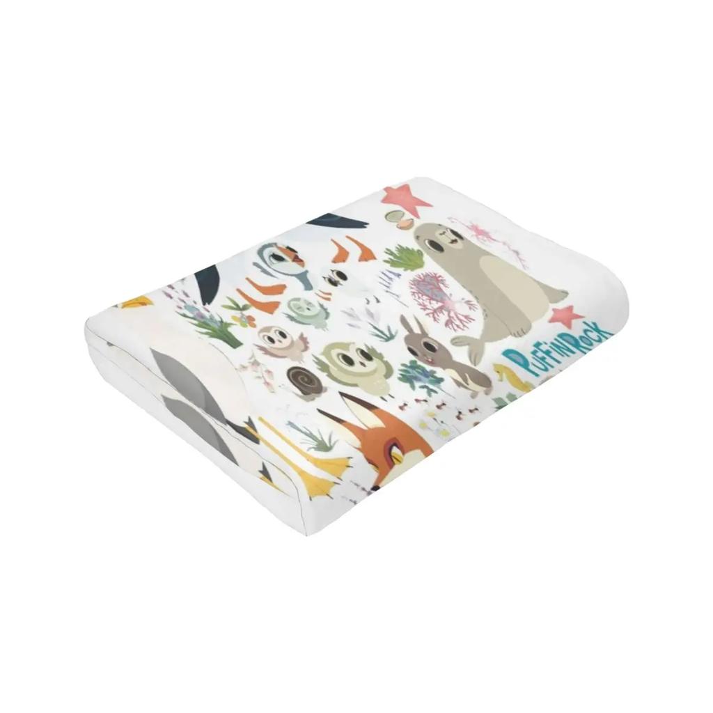 Подарок Скала Паффинов для фанатов персонажей Скалы Паффинов Плед Роскошный дизайнерский плед Мягкий большой плед