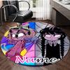 Personalized W-Wednesday Round Chair Office Rug - Perfect for Mat, Office Chair & More - Ideal Gift for Birthdays and Holidays