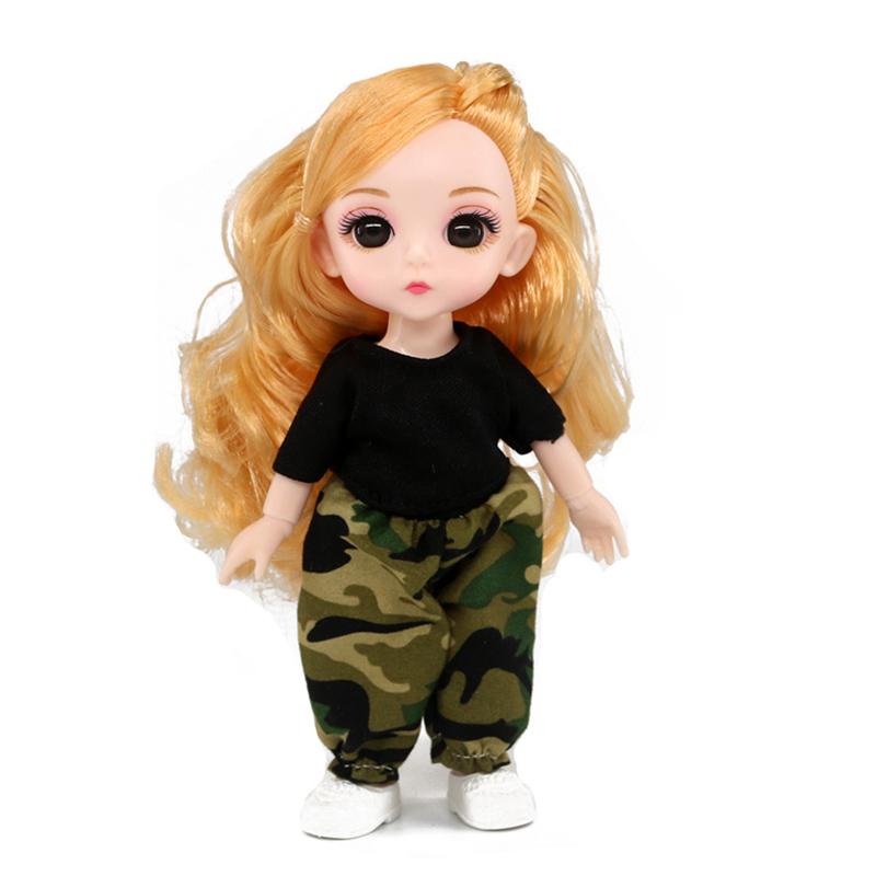 Кукла 16 см, повседневная одежда принцессы, аксессуары для костюма