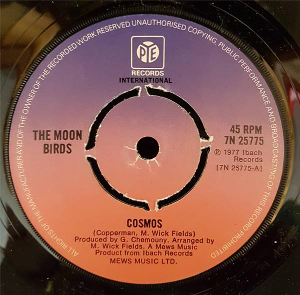 7-дюймовая пластинка MOON BIRDS Cosmos 7N25775 Pye Internation 1978 UK Танцевальная Электроника Б/у