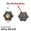 10Pcs Handle Thread Hand Tighten Nuts M4 M5 M6 M8 M10 M12 Manual Thumb Nut New Plum Nuts