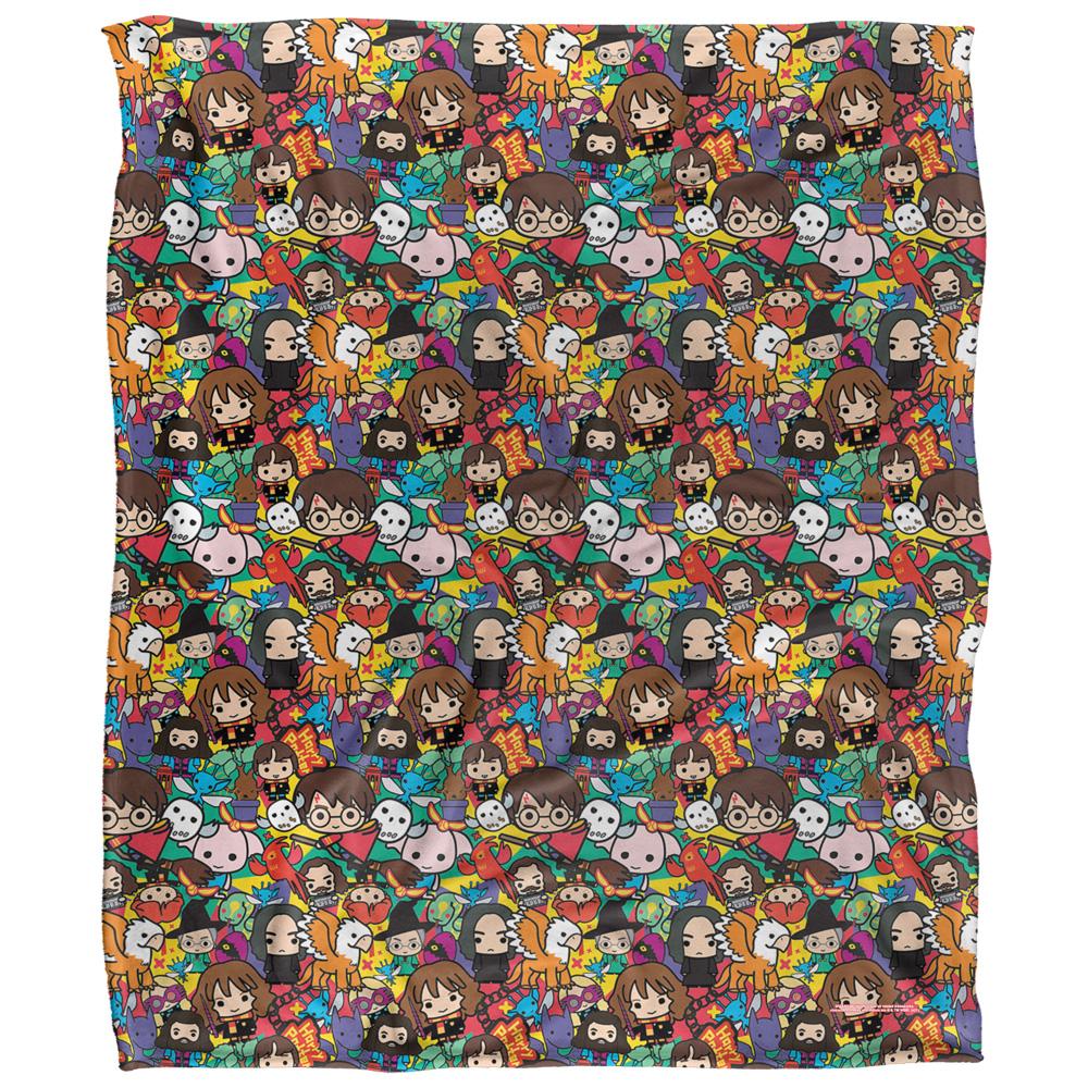Harry Potter Chibi Group Blanket