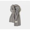 Autumn and Winter New Arctic Velvet Knitted Scarf, Versatile Shawl Warm Knitted Scarf Neck Protection Thickened Scarf