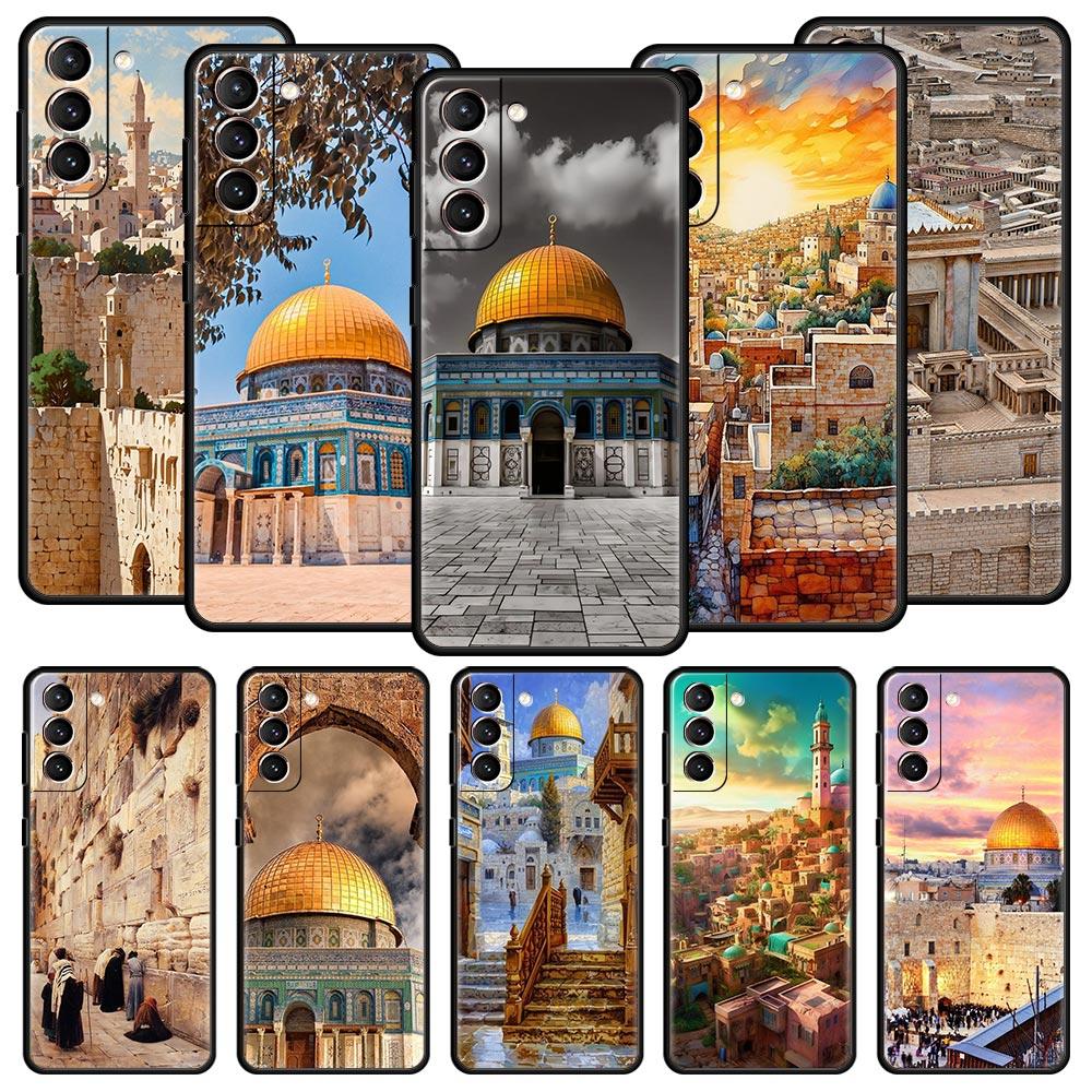 Чехол для телефона с изображением Иерусалима для Samsung Galaxy S24 S23 S22 S20 Ultra S21 FE 5G S10 S9 Plus S10E S8 Мягкий силиконовый чехол